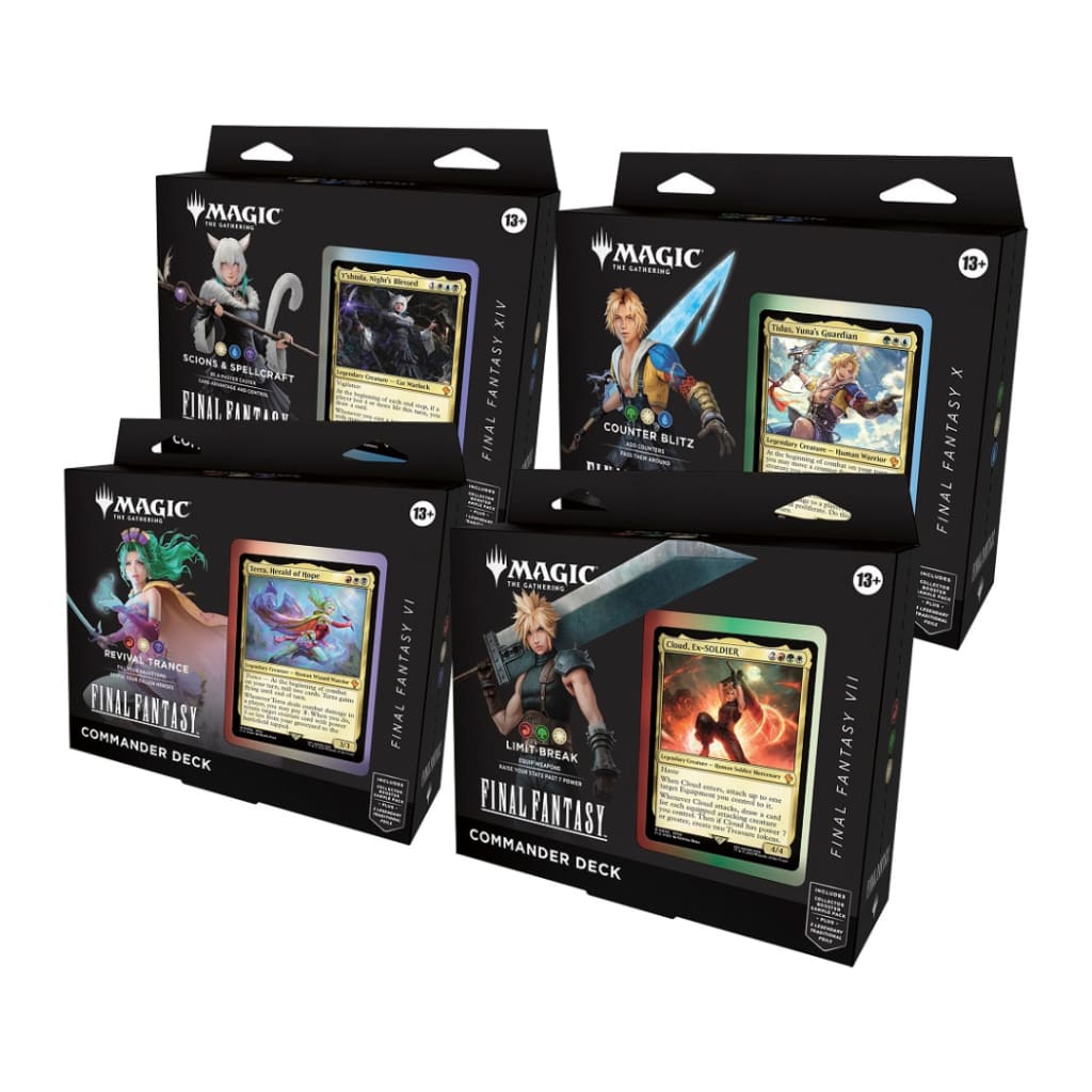 MTG - Universes Beyond: Final Fantasy - Commander Deck - Set of 4