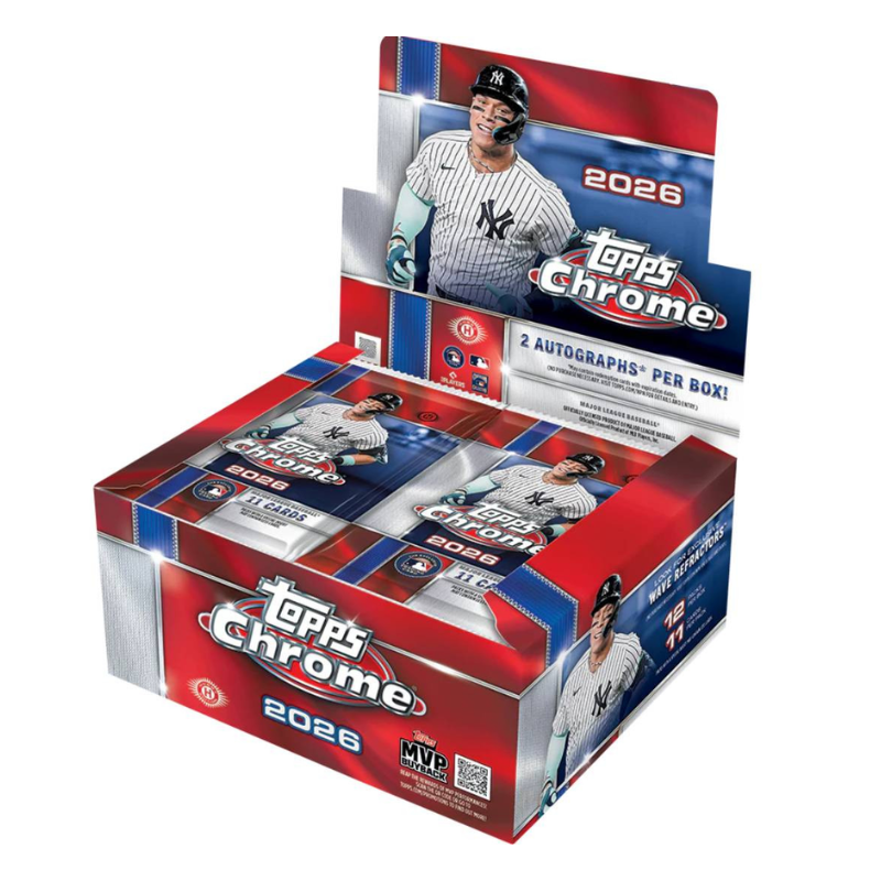 2026 Topps Chrome Baseball Jumbo Box – FUNHUB HOBBY SHOP