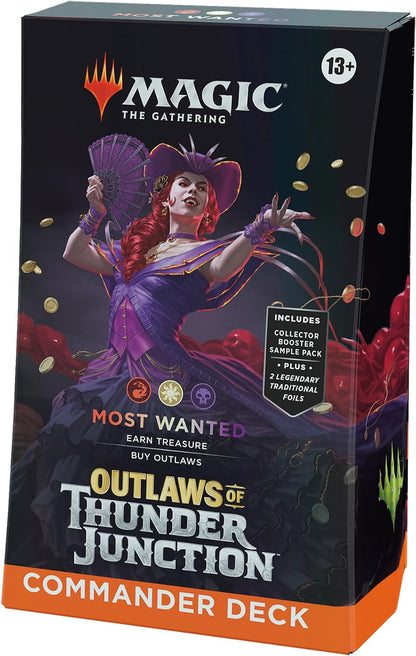 Magic: The Gathering TCG: Outlaws of Thunder Junction Commander Deck Bundle (All 4 Decks)