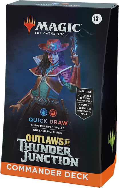 Magic: The Gathering TCG: Outlaws of Thunder Junction Commander Deck Bundle (All 4 Decks)