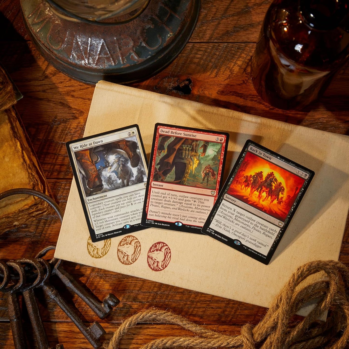 Magic: The Gathering TCG: Outlaws of Thunder Junction Commander Deck Bundle (All 4 Decks)