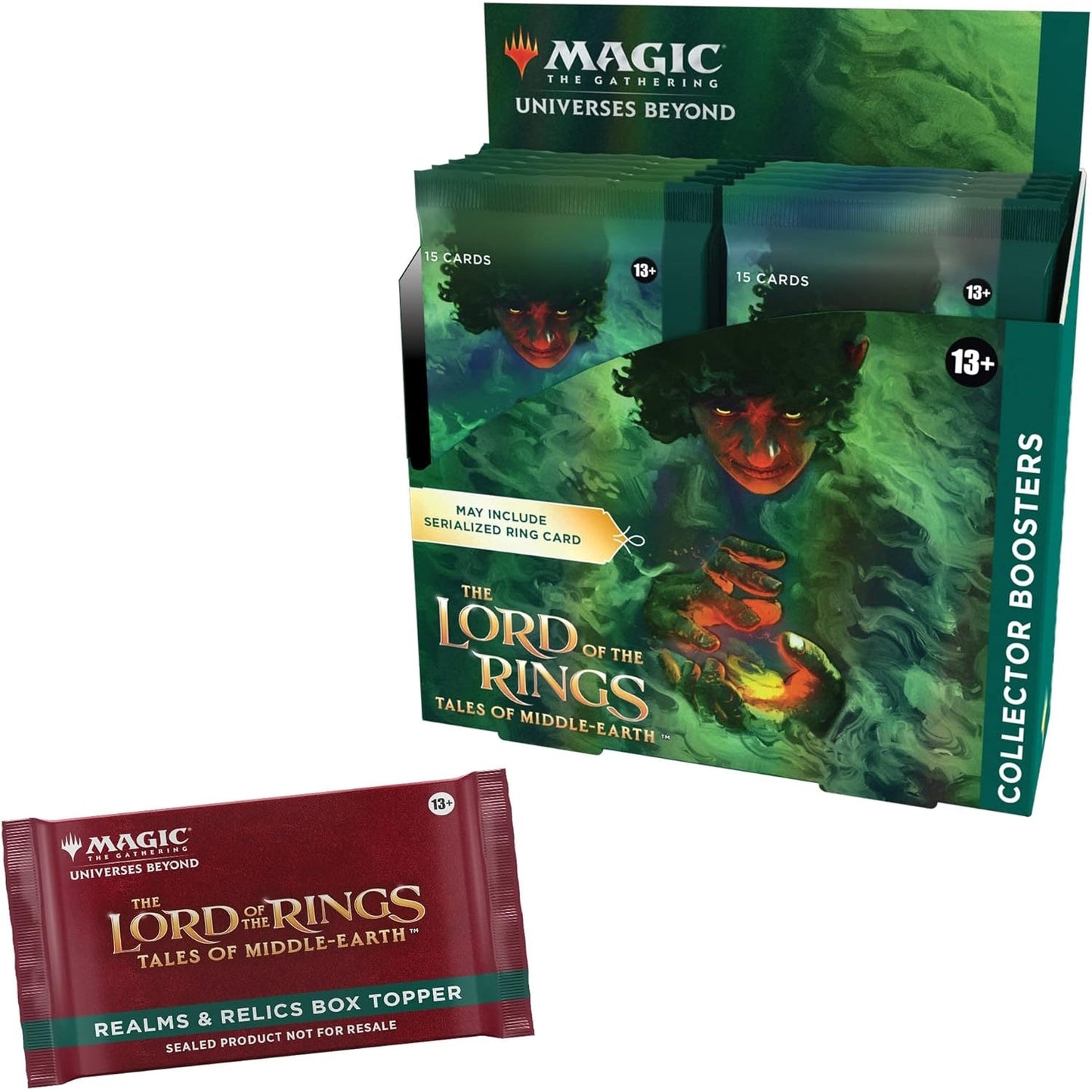 Magic: The Gathering TCG: The Lord of The Rings: Tales of Middle-Earth Collector Booster Box - 12 Packs + 1 Box Topper Card