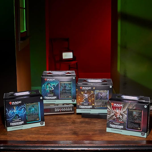 Magic: The Gathering TCG: Duskmourn: House of Horrors Commander Deck Bundle - 4 Decks