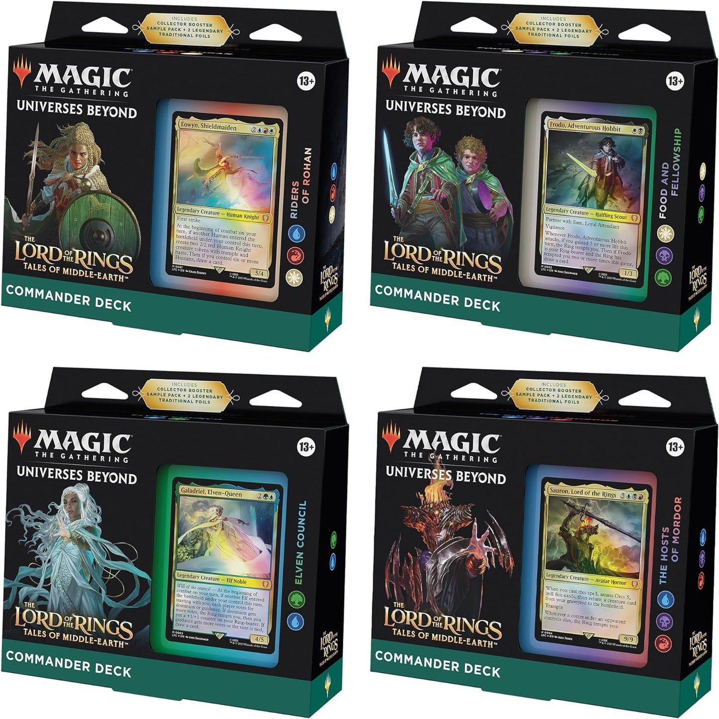 Magic: The Gathering TCG: The Lord of the Rings: Commander Deck Bundle