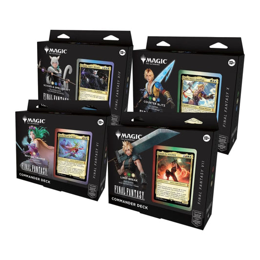 MTG - Universes Beyond: Final Fantasy - Commander Deck - Set of 4