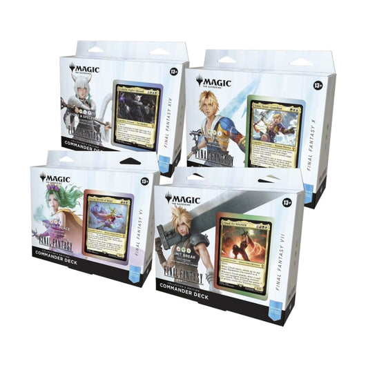 MTG - Universes Beyond: Final Fantasy - Commander Deck - Set of 4 - Collector Edition