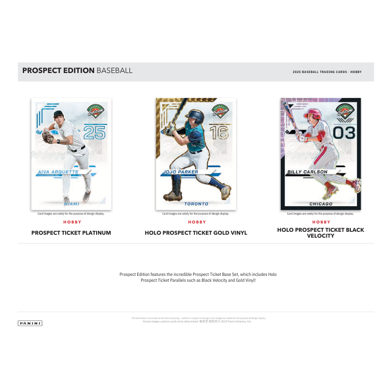 2025 Panini Prospect Edition Baseball Hobby Box