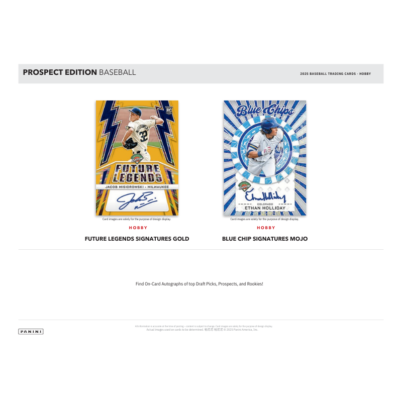 2025 Panini Prospect Edition Baseball Hobby Box